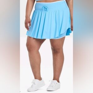 NWOT Women's Seamless Skort - All In Motion Light Blue Lg